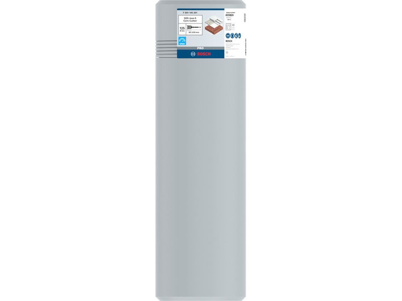 Enodelna vrtalna krona Bosch PRO SDS max-5, Dimenzije: 125x80x300mm, F00Y145201
